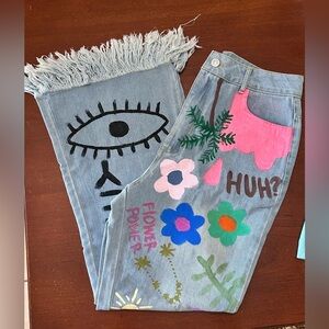 Jeans- paint project to be continued size small